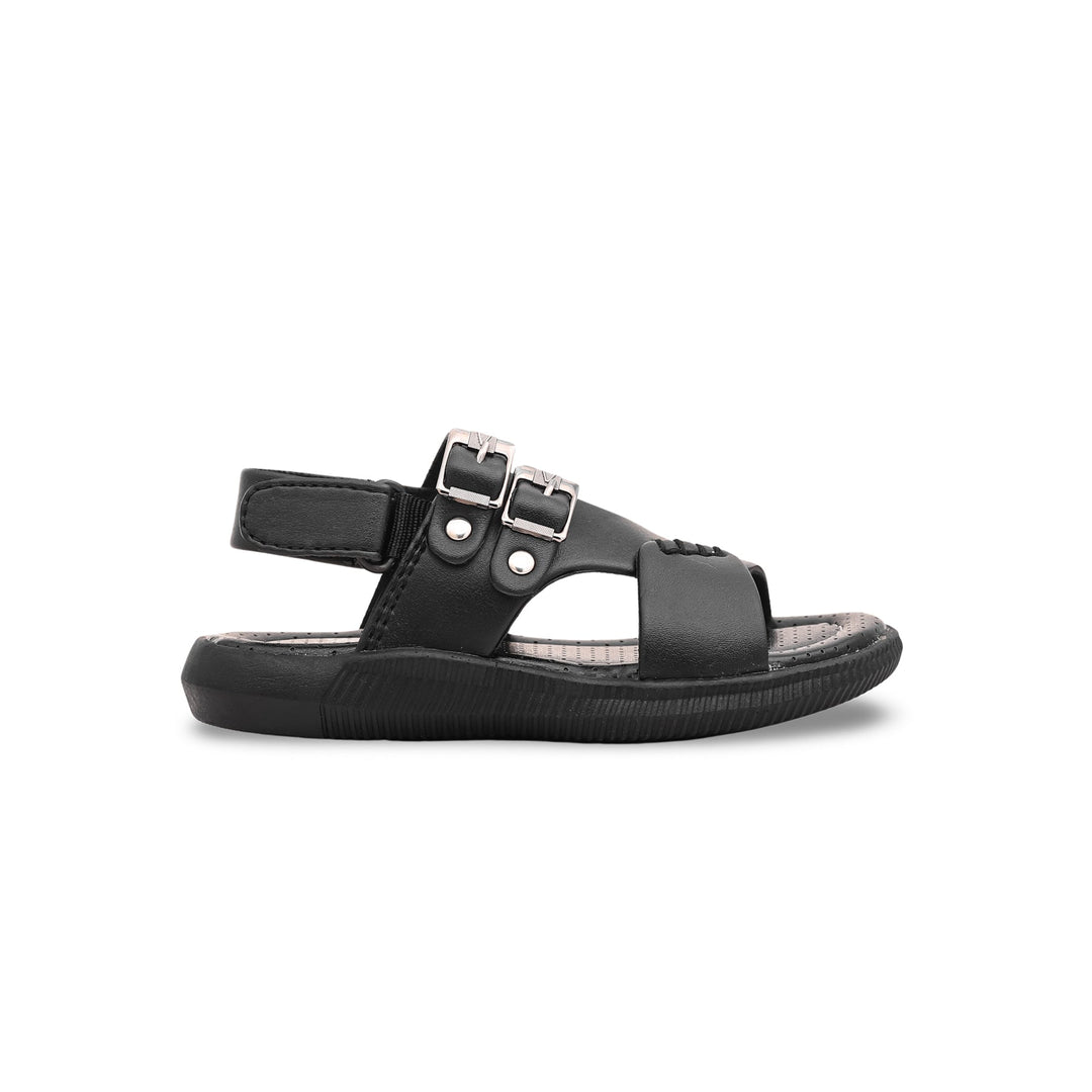 Boys Black Formal Sandal KD9492