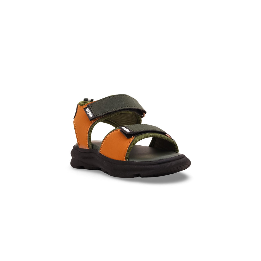 Boys Olive Formal Sandal KD9517