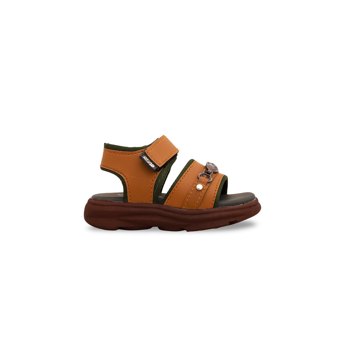 Boys Brown Formal Sandal KD9518