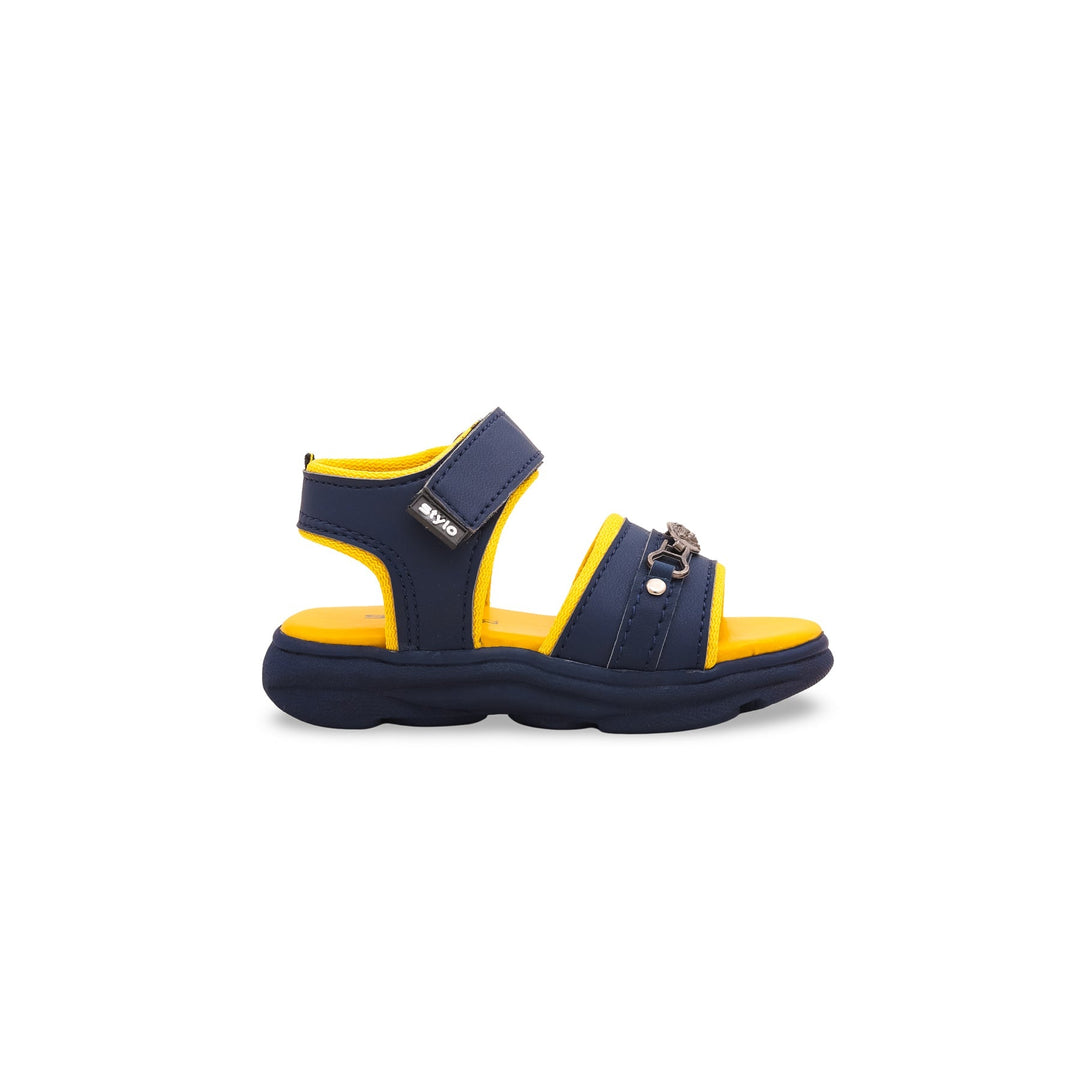 Boys Navy Formal Sandal KD9518