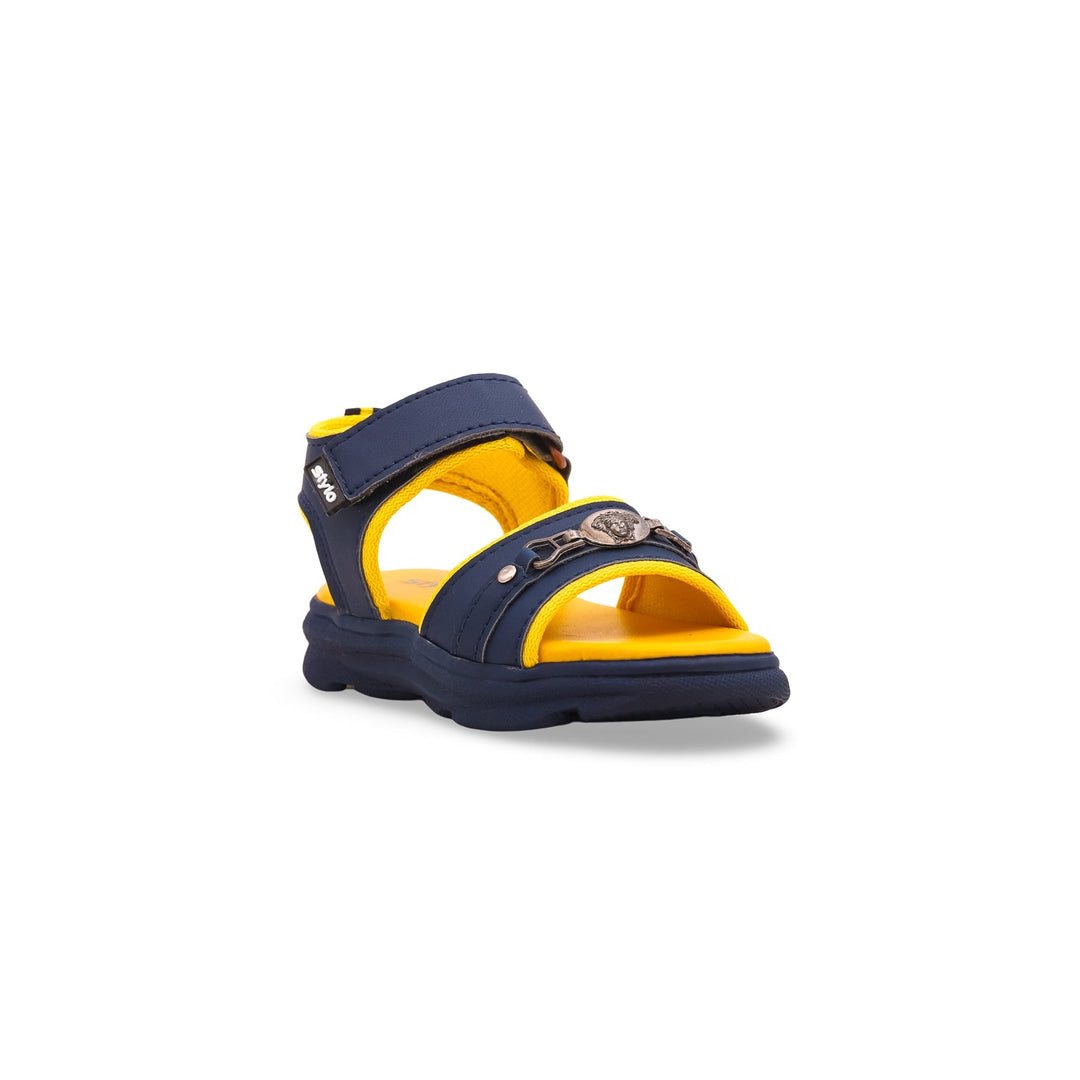 Boys Navy Formal Sandal KD9518