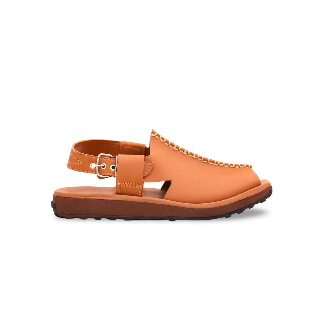 Boys Tan Peshawari Chappal KD9521