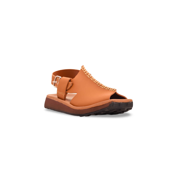 Boys Tan Peshawari Chappal KD9521