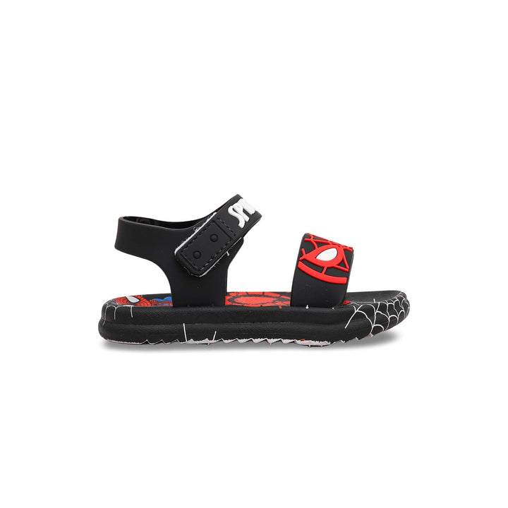 Boys Black Casual Sandal KD9534