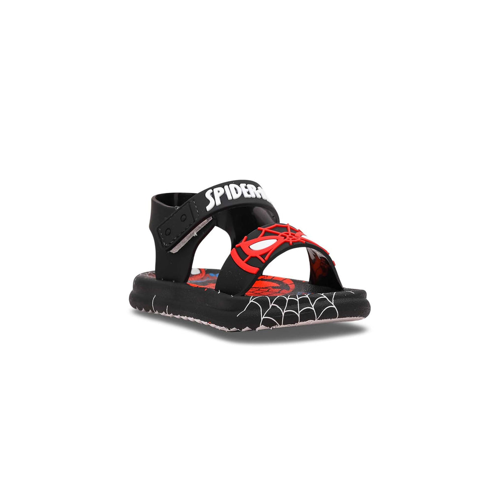 Boys Black Casual Sandal KD9534