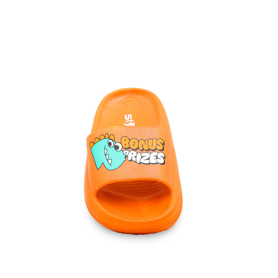 Boys Orange Casual Flip Flop KD9549