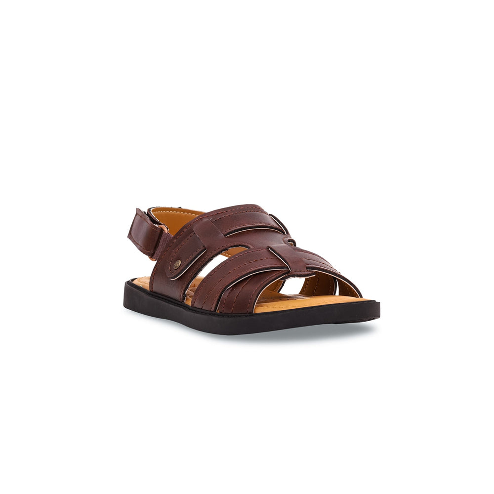 Boys Brown Formal Sandal KD9551