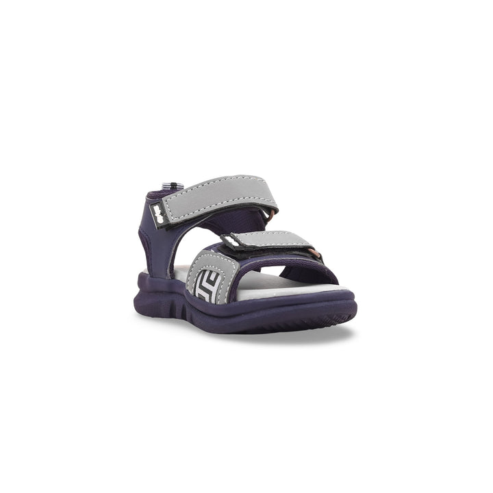 Boys Grey Formal Sandal KD9556