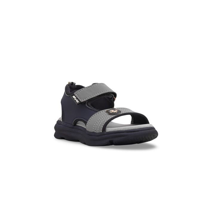 Boys Grey Formal Sandal KD9558