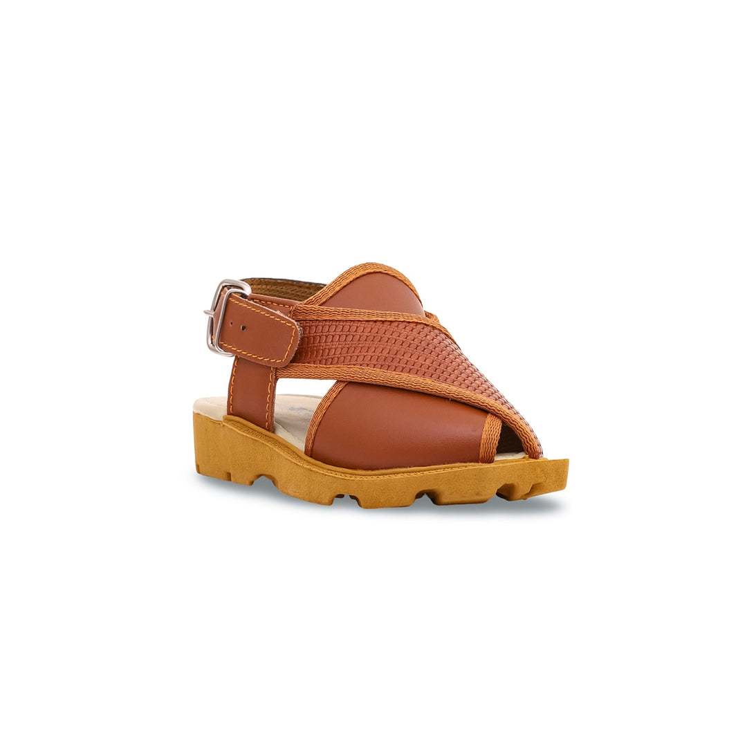 Boys Mustard Peshawari Chappal KD9565