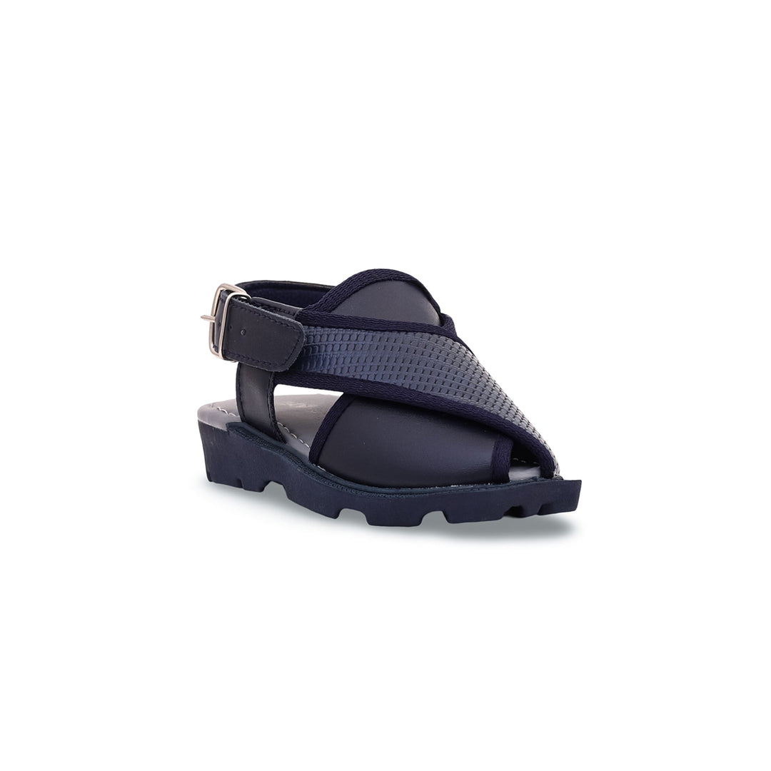 Boys Navy Peshawari Chappal KD9565