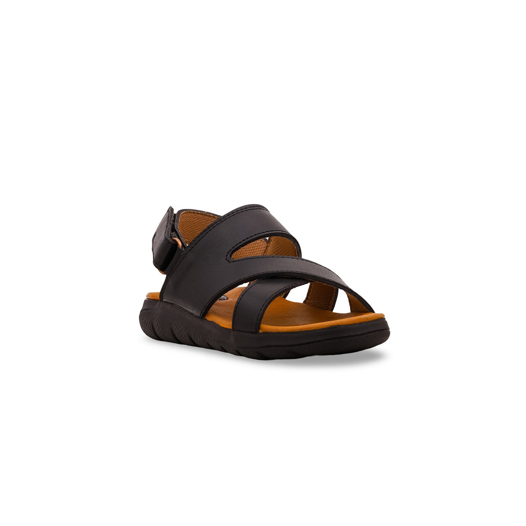 Boys Black Formal Sandal KD9579