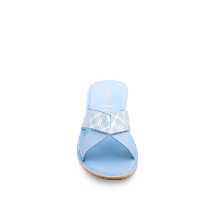 Girls Sky Blue Casual Slipper KD9597