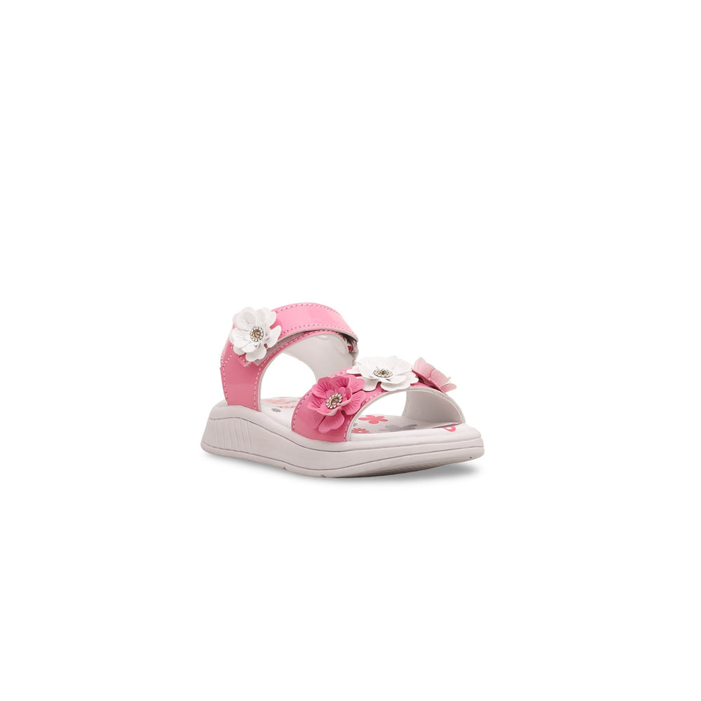 Girls Pink Casual Sandal KD9612