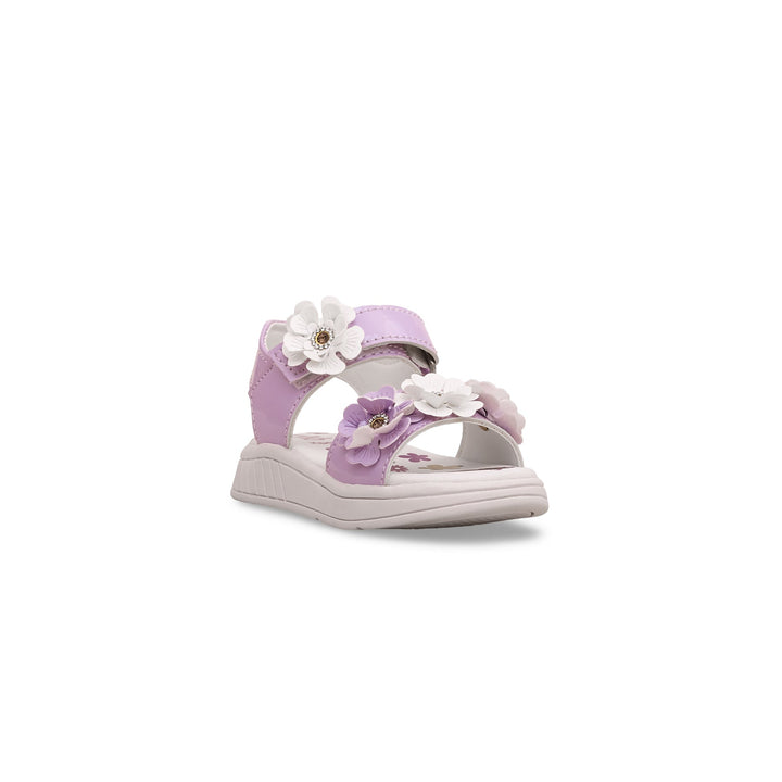 Girls Purple Casual Sandal KD9612