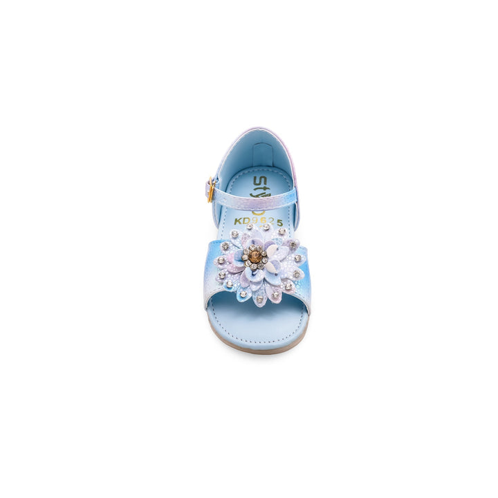 Girls Sky Blue  Formal Sandal KD9625