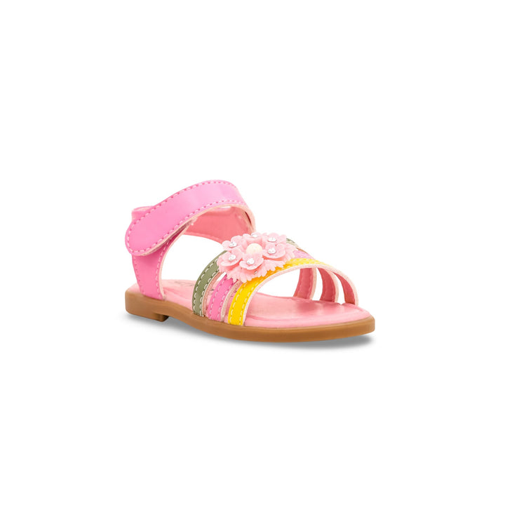 Girls Pink Formal Sandal KD9630