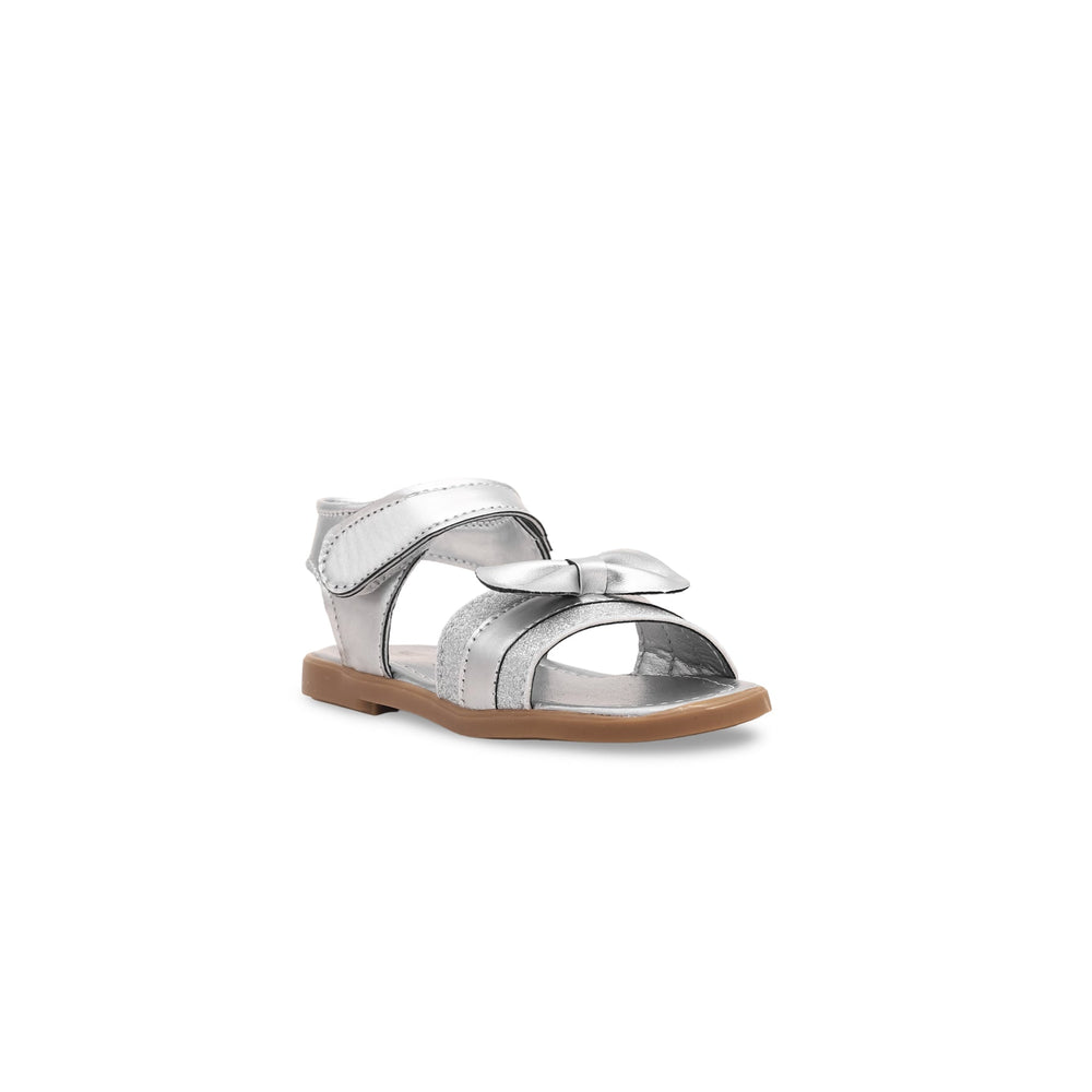 Girls Silver Fancy Sandal KD9637