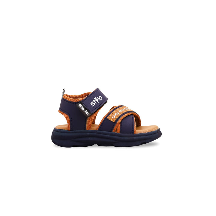 Boys Navy Casual Sandal KD9653