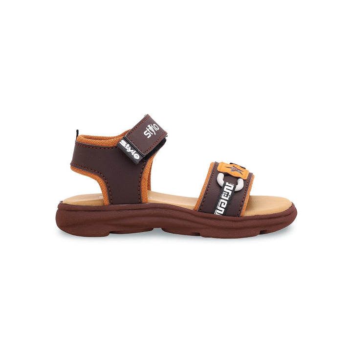 Boys Brown Casual Sandal KD9661