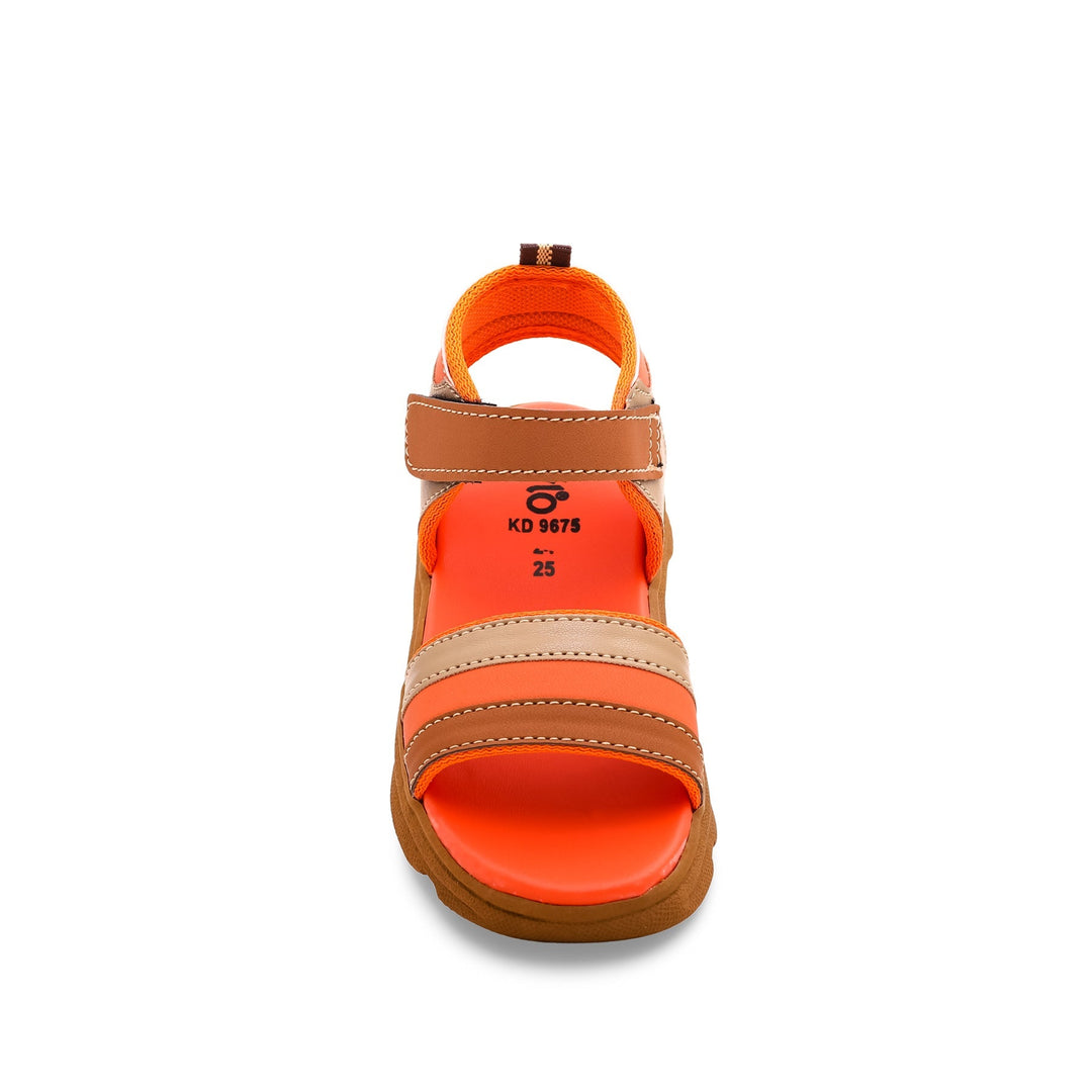 Boys Orange Casual Sandal KD9675