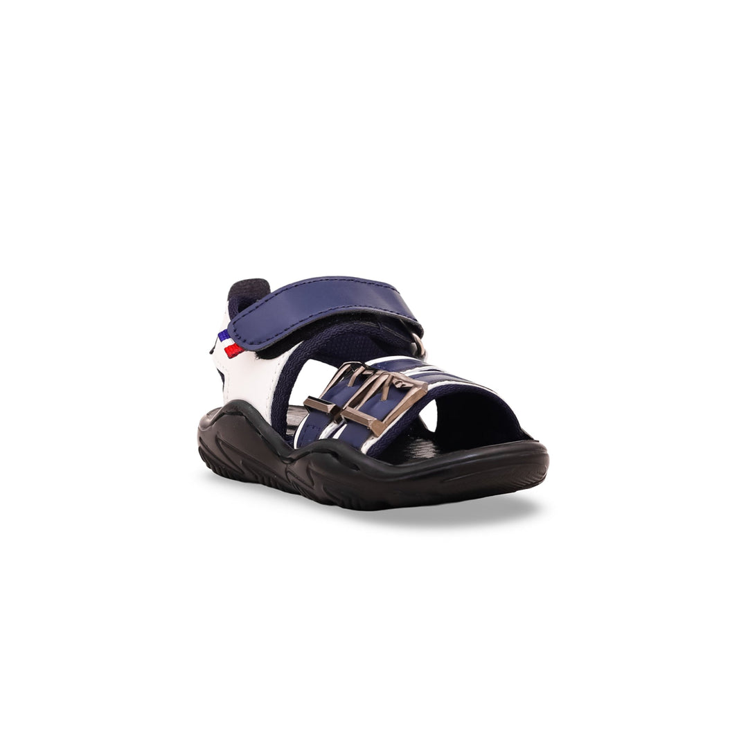 Boys Navy Formal Sandal KD9686