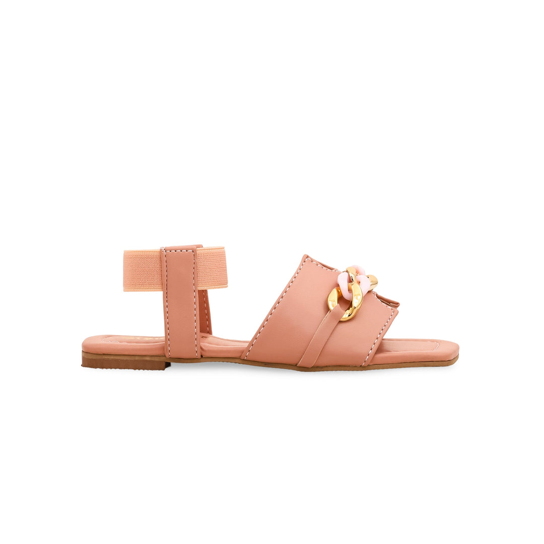 Girls Pink Formal Sandal KD9695