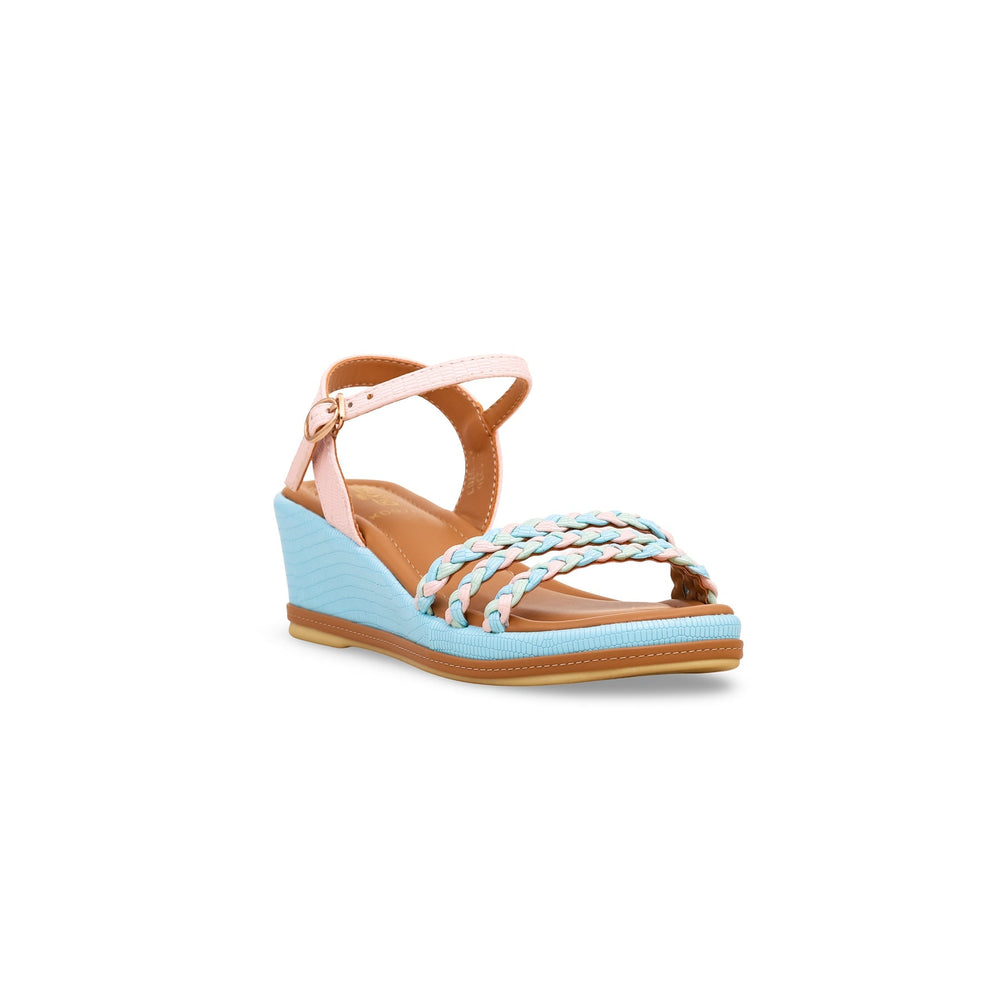 Girls Sky Blue  Formal Sandal KD9703