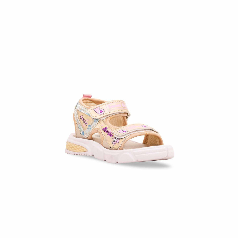 Girls Beige Casual Sandal KD9721