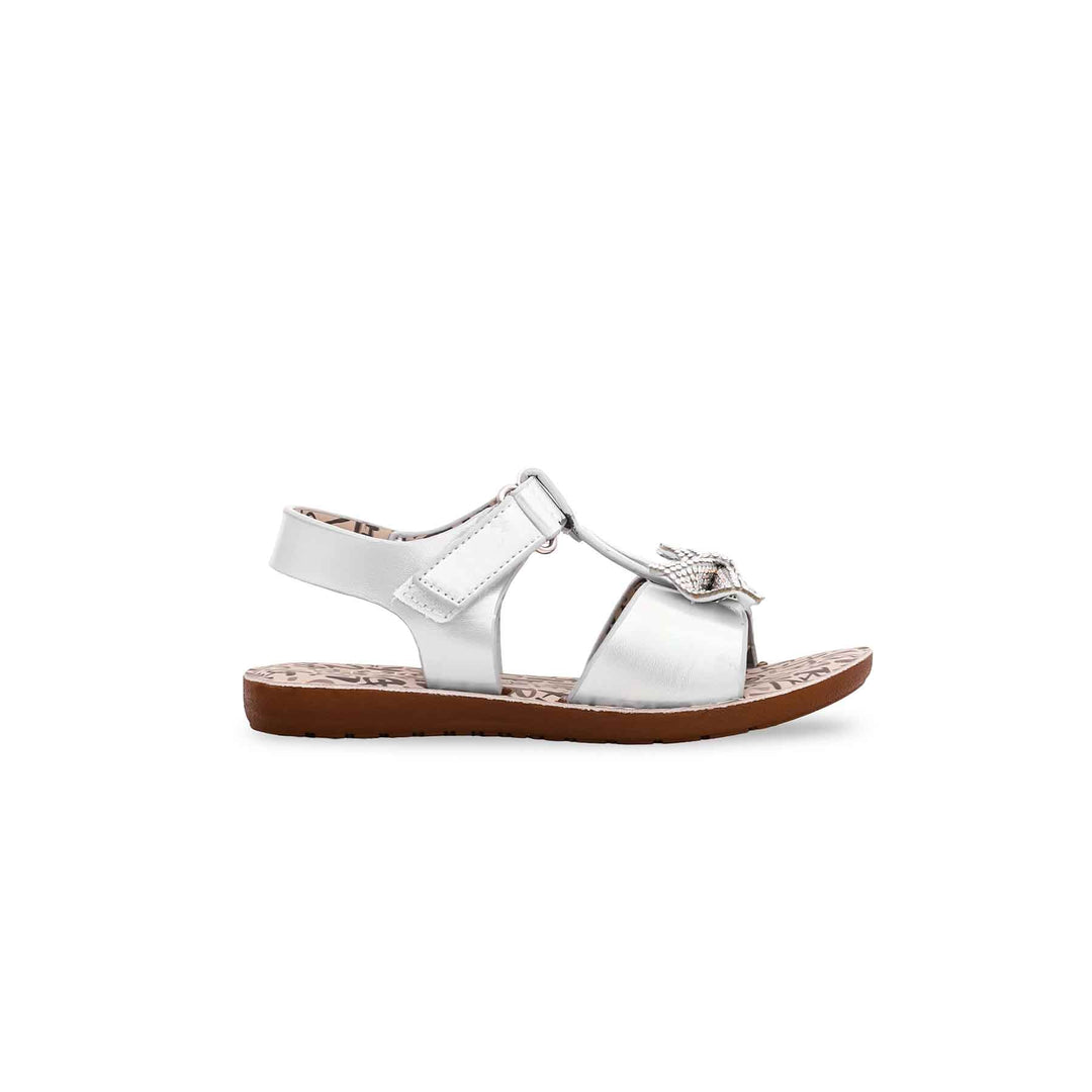 Girls Silver Casual Sandal KD9734