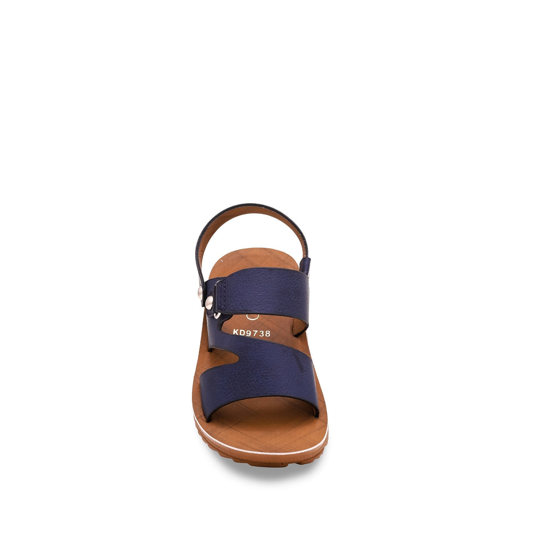 Boys Navy Formal Sandal KD9738