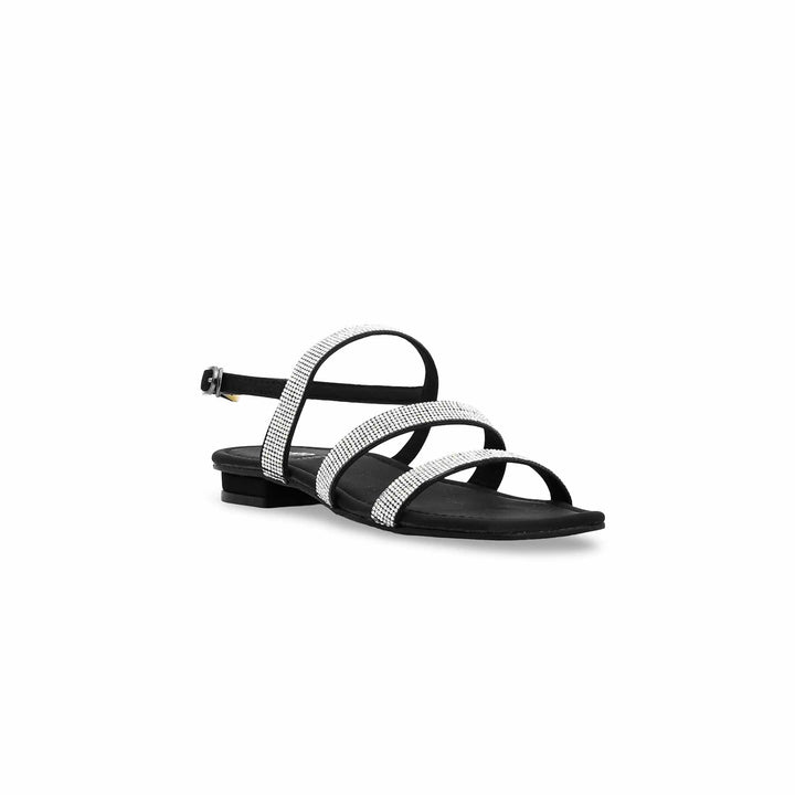 Girls Black Fancy Sandal KD9753