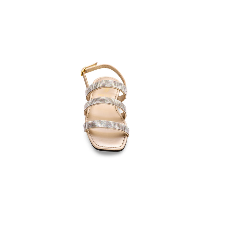 Girls Golden Fancy Sandal KD9753