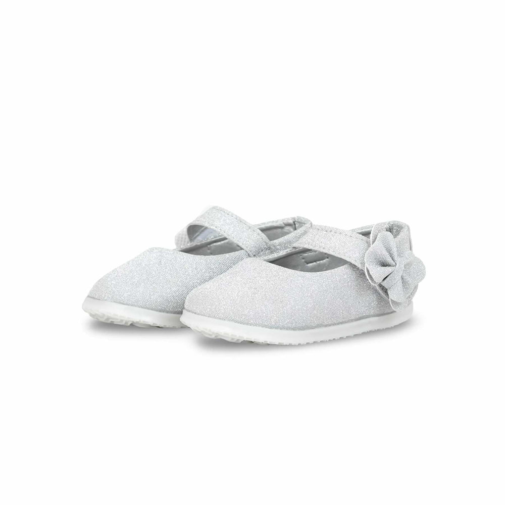 Babies Silver Casual Booties KD9782