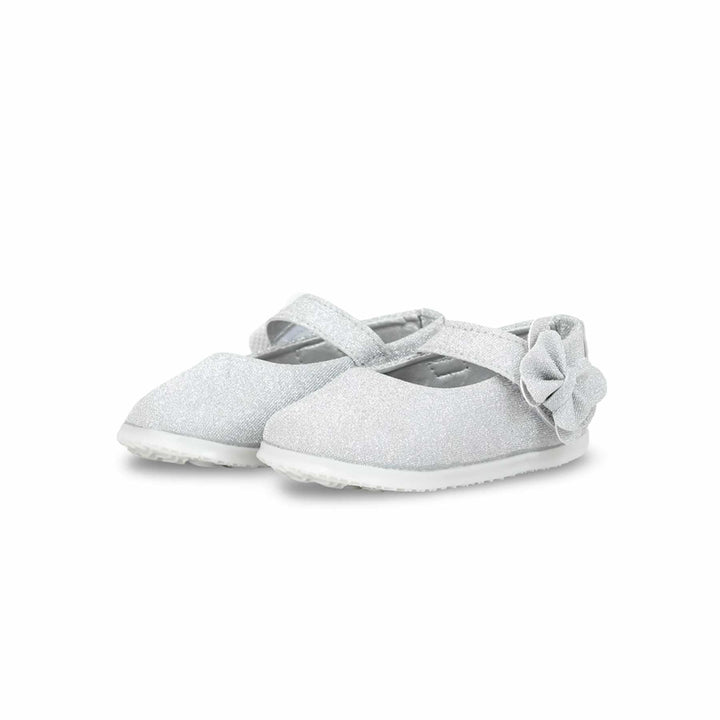 Babies Silver Casual Booties KD9782