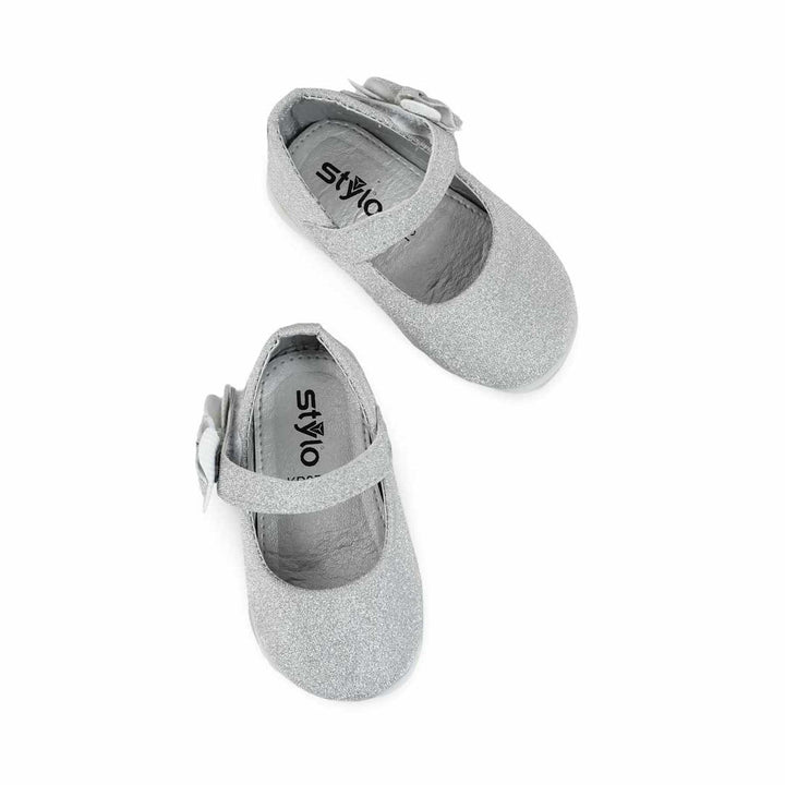 Babies Silver Casual Booties KD9782