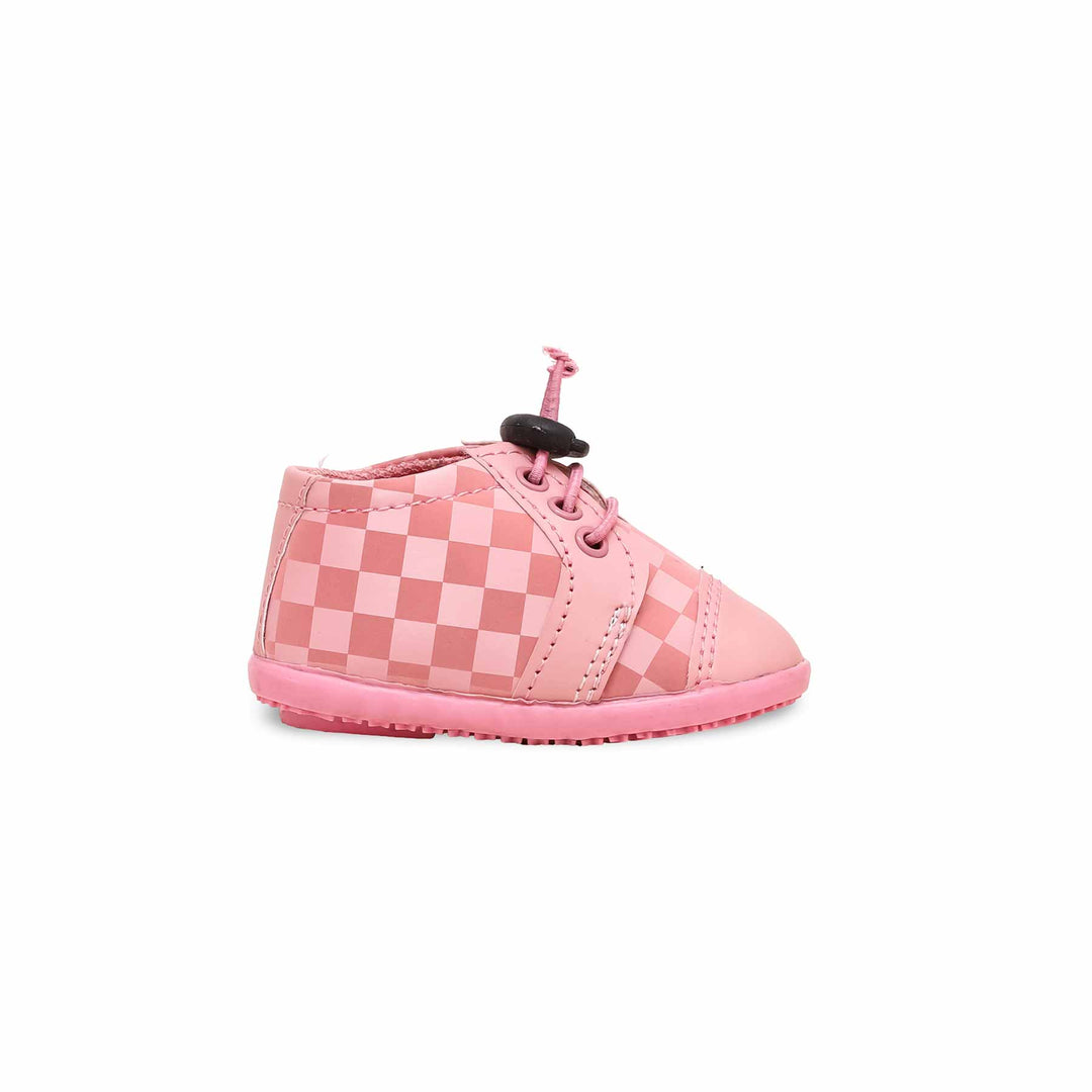 Babies Pink Casual Booties KD9790