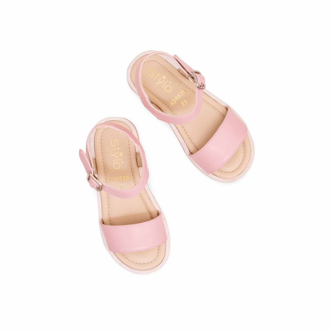 Girls Pink Formal Sandal KD9836