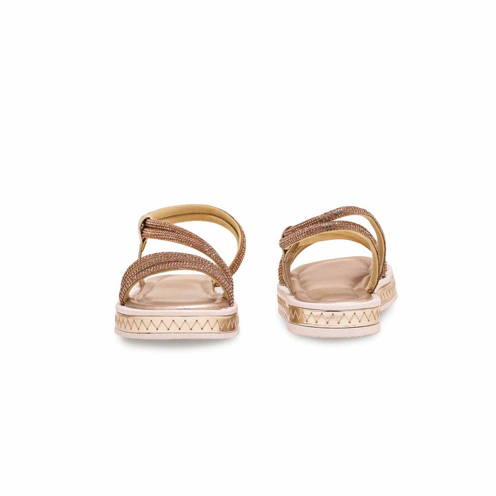 Girls Golden Fancy Sandal KD9838