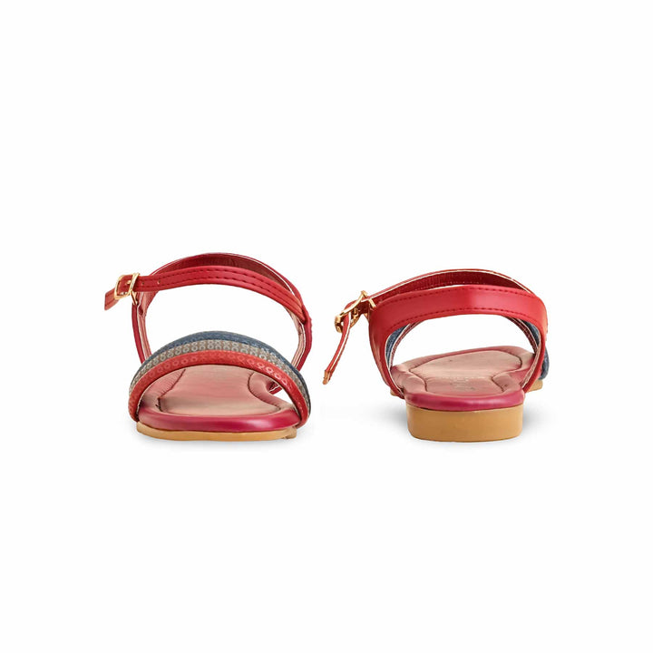 Girls Red Casual Sandal KD9850