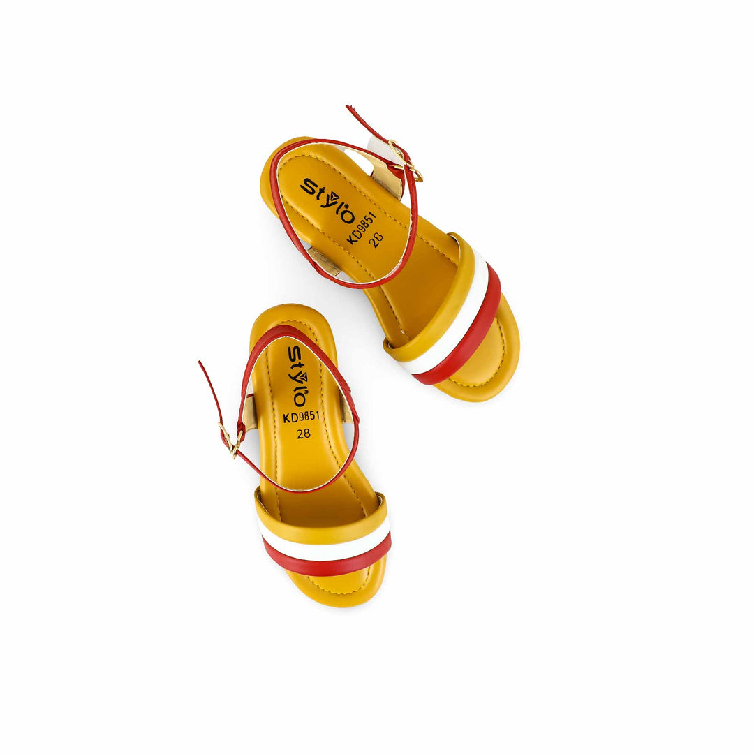Girls Mustard Casual Sandal KD9851