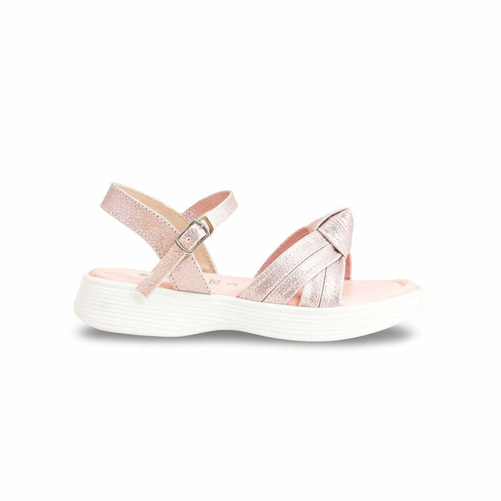 Girls Peach Formal Sandal KD9862