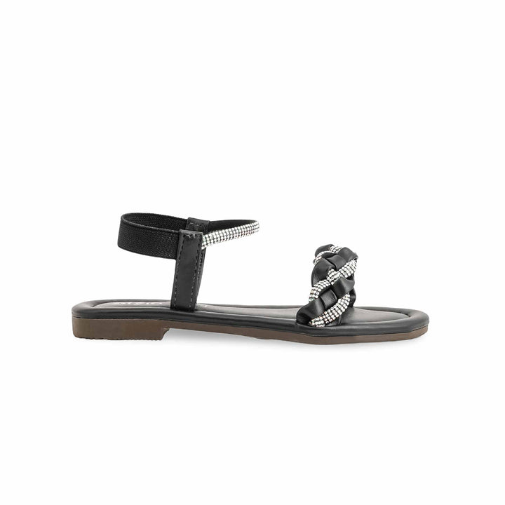 Girls Black Formal Sandal KD9875
