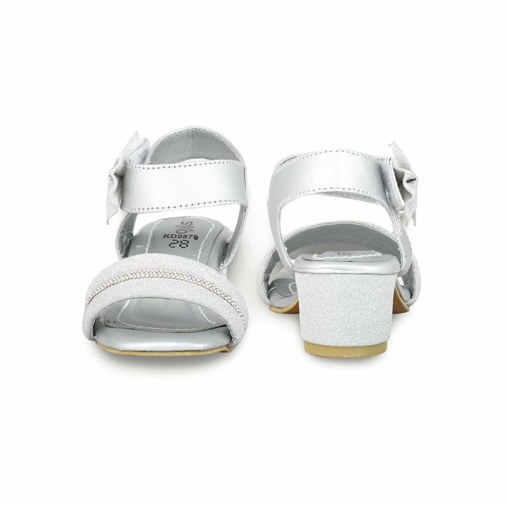 Girls Silver Formal Sandal KD9879