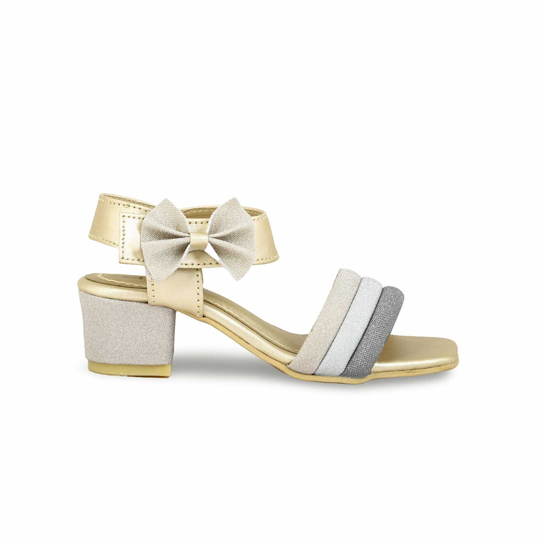 Girls Golden Formal Sandal KD9880