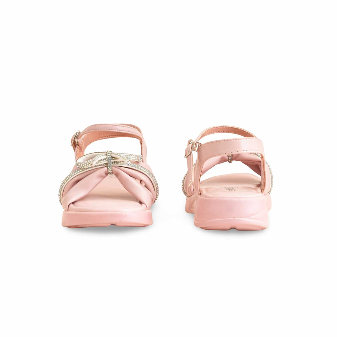 Girls Pink Formal Sandal KD9883
