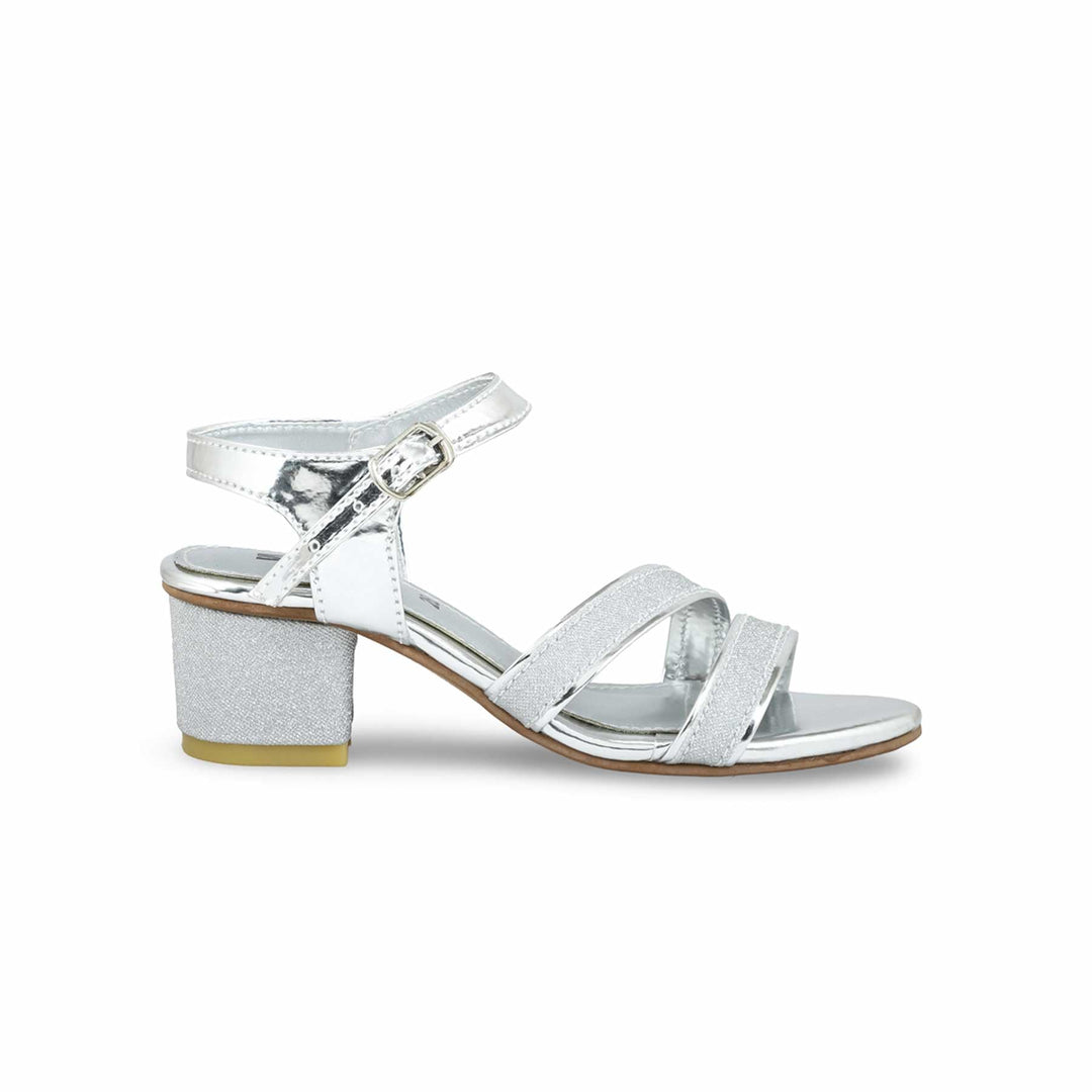 Girls Silver Formal Sandal KD9886