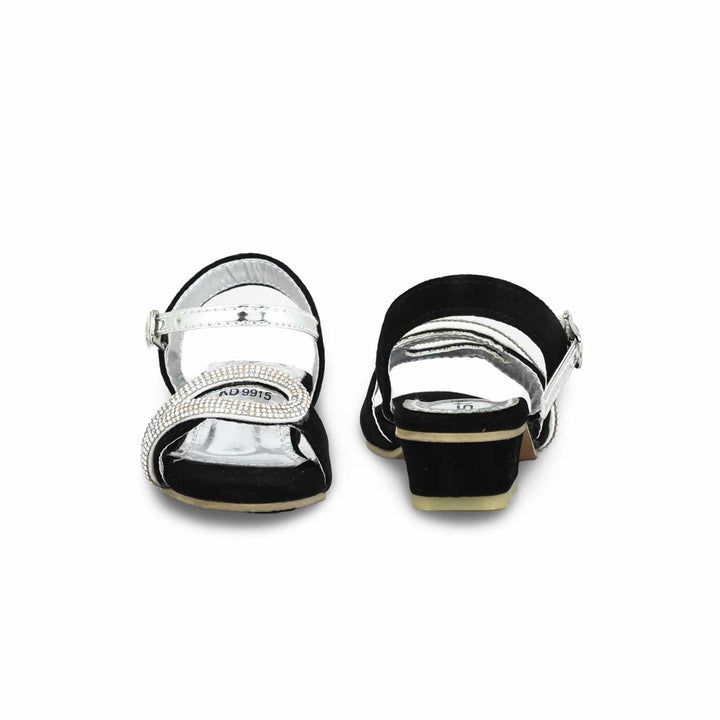 Girls Black Fancy Sandal KD9915