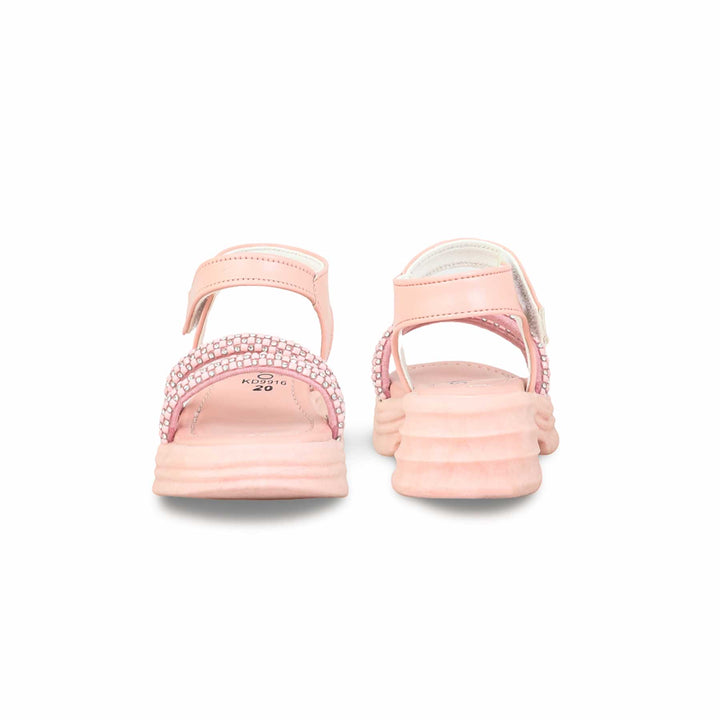Girls Pink Formal Sandal KD9916