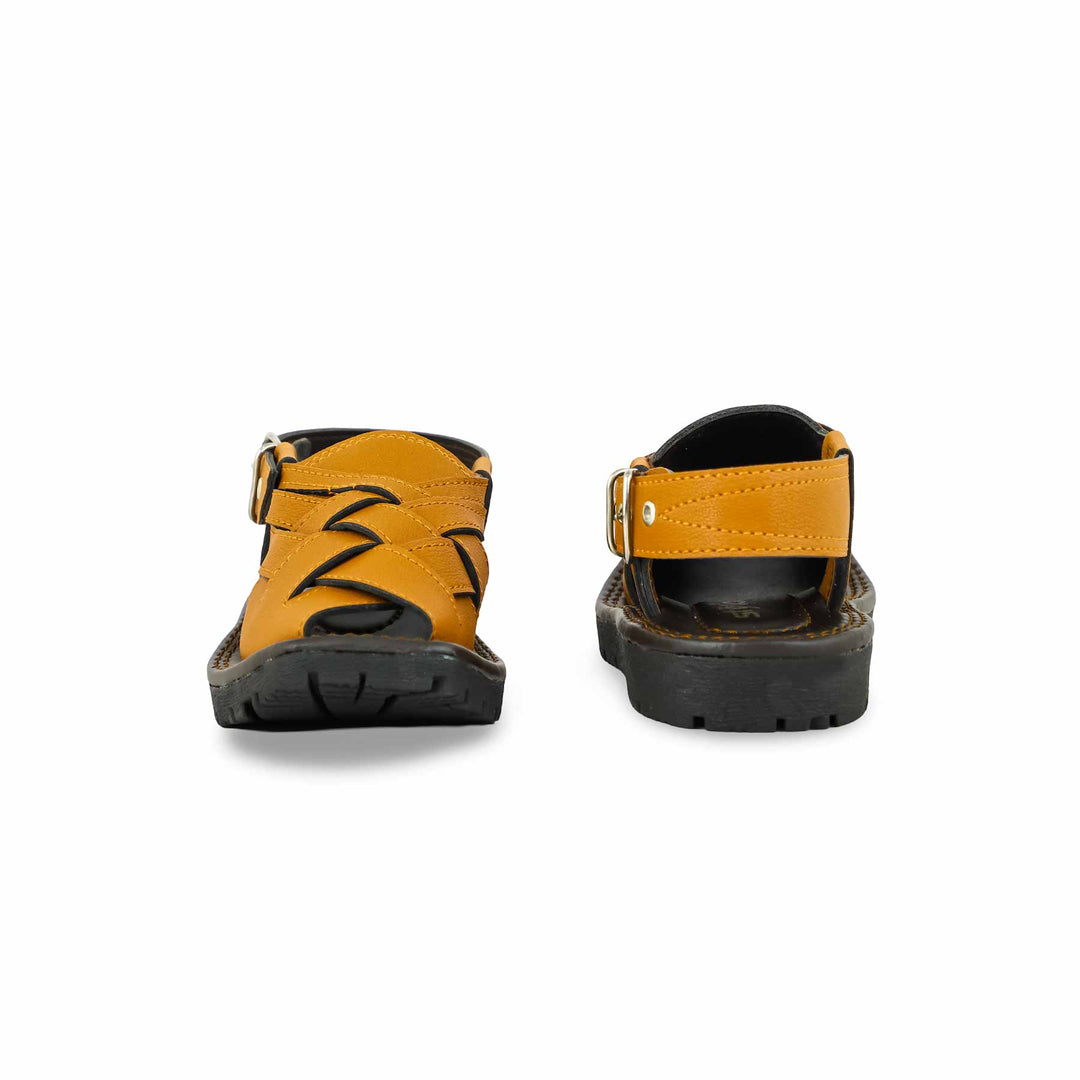 Boys Mustard Peshawari Chappal KD9934